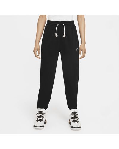 Nike Dri-fit Swoosh Fly Standard Issue Basketball Pants - Black