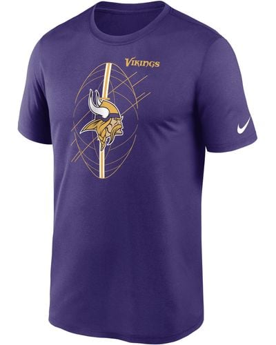 Nike Dri-fit Icon Legend (nfl Minnesota Vikings) T-shirt - Purple