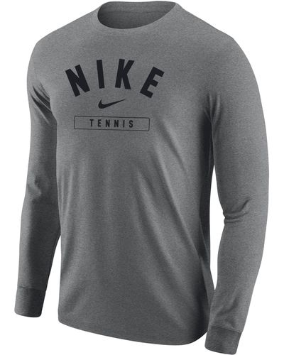 Nike Swoosh Soccer Long-sleeve T-shirt - Gray