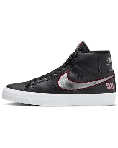 Nike Zoom Blazer Mid Pro Gt Skate Shoes - Black