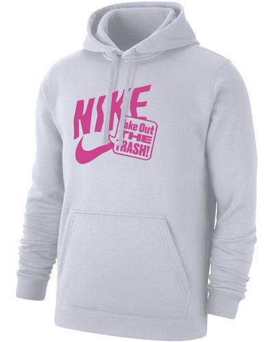 Nike Club Fleece Golf Pullover Hoodie - Gray