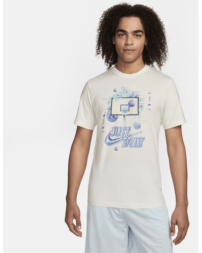 Nike Basketball T-shirt Cotton - White