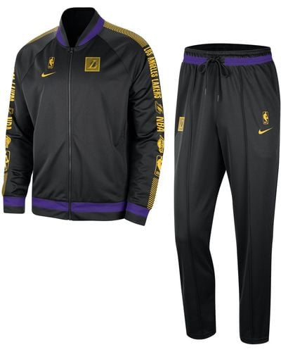 Nike Los Angeles Lakers Starting 5 Dri-fit Nba-trainingspak - Zwart