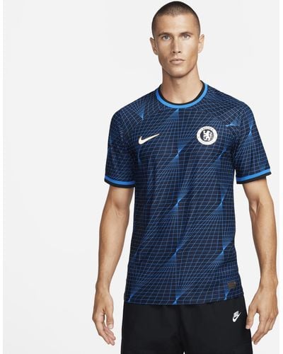 Nike Chelsea F.c. 2023/24 Match Away Dri-fit Adv Football Shirt 50% Recycled Polyester - Blue