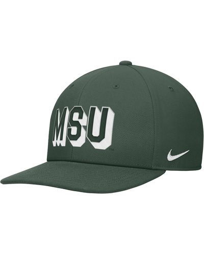 Nike Michigan State College Snapback Hat - Green