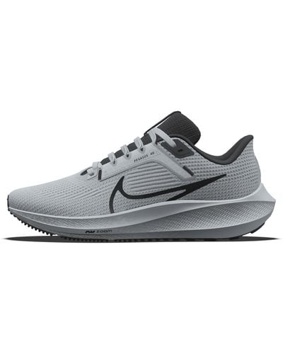 Nike Pegasus 40 By You Custom Road Running Shoes - Grey