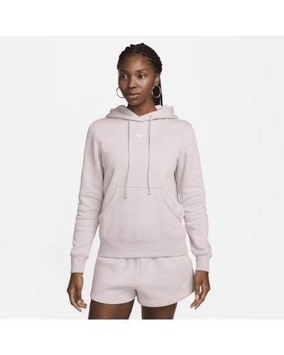 Nike Sportswear Phoenix Fleece Pullover Hoodie Cotton - Pink