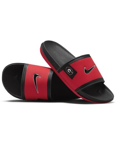 mens red nike sandals