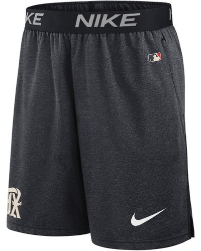 Nike New York Yankees Authentic Collection Practice Dri-fit Mlb Shorts - Black