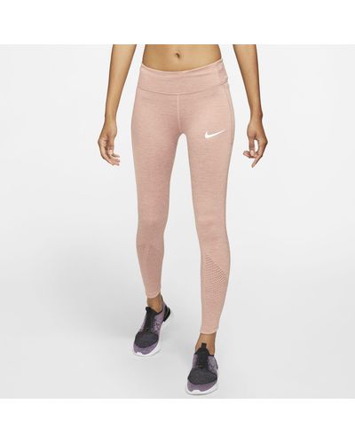 Nike Tights da running epic luxe - Rosa
