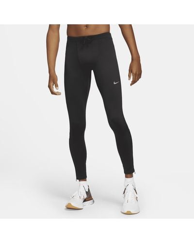 Nike Challenger Dri-fit Running Tights 50% Recycled Polyester - Blue