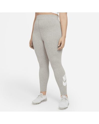 Nike Sportswear Essential High-waisted Leggings - Gray