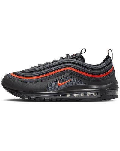 Nike Air Max 97 Sneakers Zwart/rood/zilver Metallic