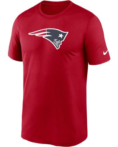 Nike Dri-fit Logo Legend (nfl New England Patriots) T-shirt - Red