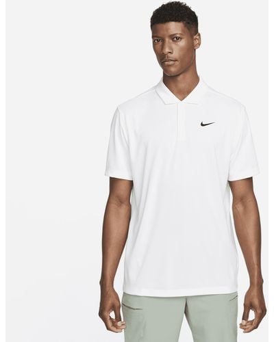 Nike Polo da tennis court dri-fit - Bianco