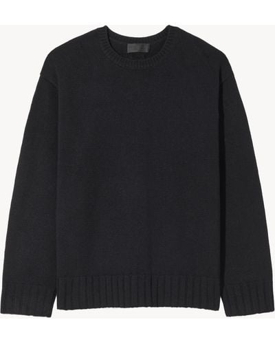 Nili Lotan Boynton Cashmere Sweater - Black