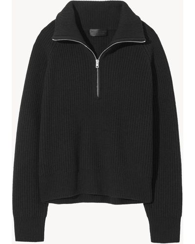 Nili Lotan Garza Cashmere Sweater - Black