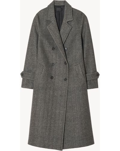 Nili Lotan Mariette Overcoat - Grey