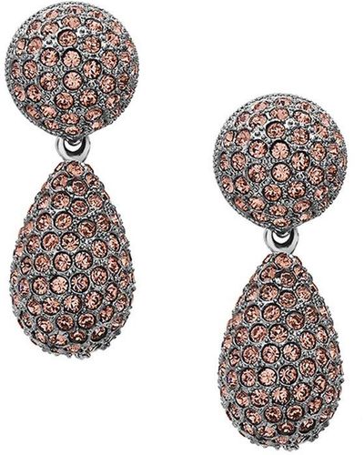 Nina Adina Earring-blush Rose - Black