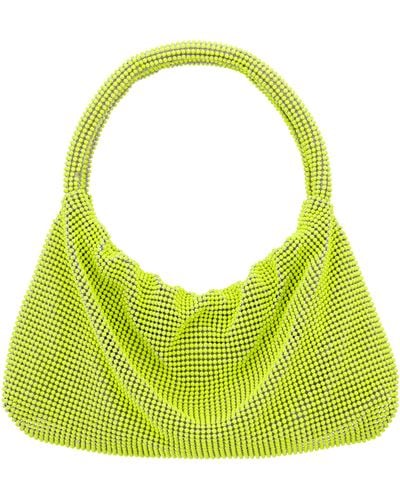 Nina Joyce-neon Lime mesh Shoulder Bag - Green