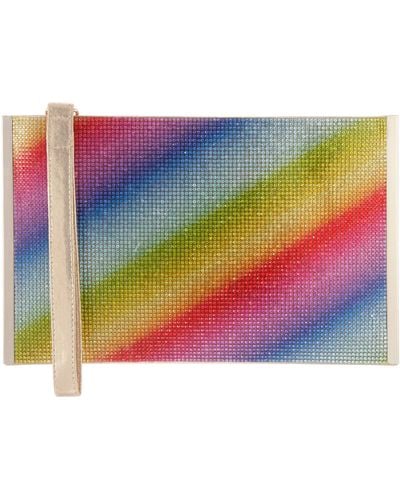 Nina Divine-rainbow-crystals/reflective Suedette - Multicolor