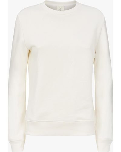 Ninetypercent Kendall Sweatshirt In Off White