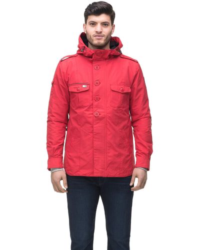 Nobis Fisherman Shirt Jacket - Red