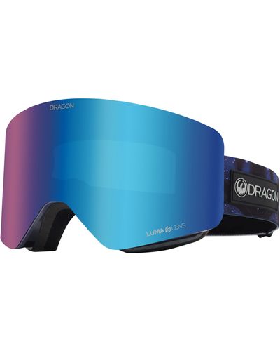 Dragon R1 Otg 63mm Snow goggles With Bonus Lens - Blue