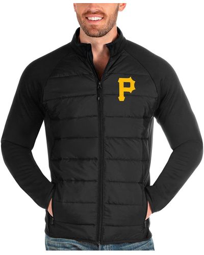 Antigua Pittsburgh Pirates Altitude Full-zip Jacket At Nordstrom - Black
