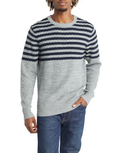 The Normal Brand Cotton Piqué Sweater - Blue