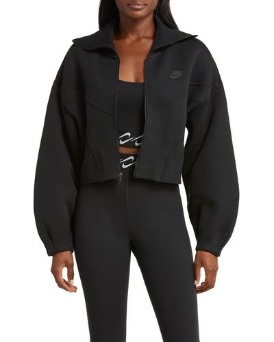 Nike Sportswear Tech Fleece Loose Full Zip Track Jacket - Black