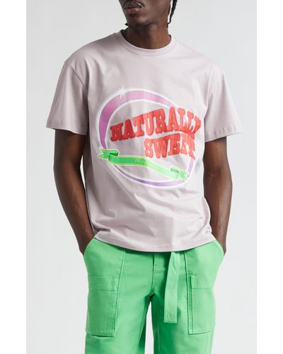 JW Anderson Naturally Sweet Classic Oversize Graphic T-shirt - White