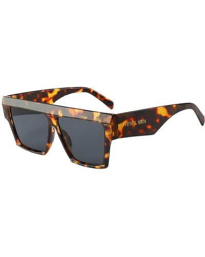 Fifth & Ninth Avalon 70mm Square Sunglasses - Black