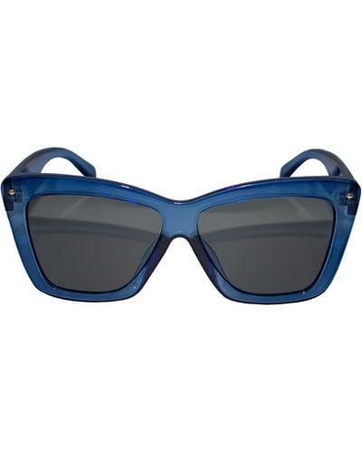 Fifth & Ninth Willow 57mm Polarized Cat Eye Sunglasses - Blue