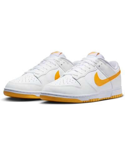 Nike Dunk Low Retro Basketball Shoe - White
