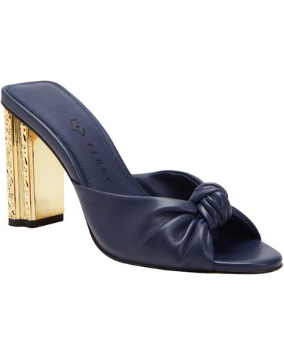 Katy Perry The Framing Heel Knotted Sandal - Blue