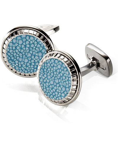 M-clip M-clip M-clip Stingray Cuff Links - Blue