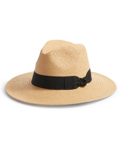 Nordstrom Paper Straw Panama Hat - Natural