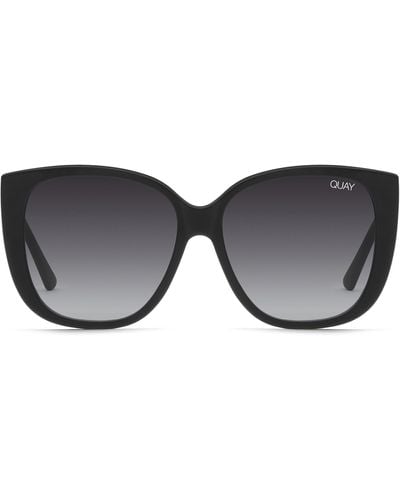 Quay Ever After 59mm Cat Eye Sunglasses - Black