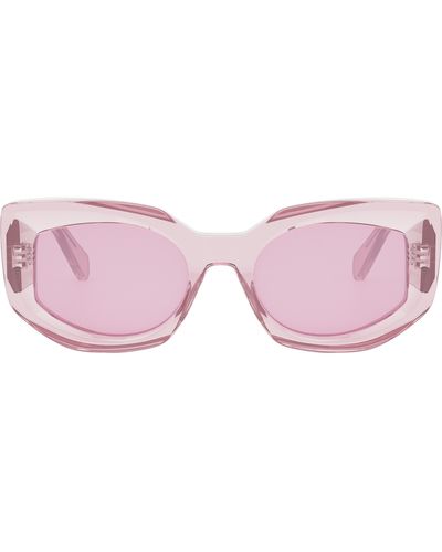 Celine Butterfly 54mm Sunglasses - Pink