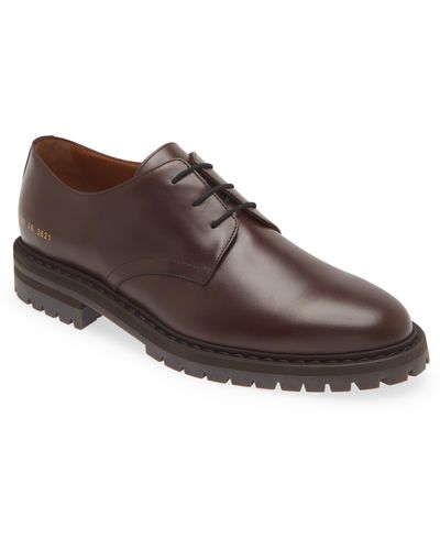 Common Projects Plain Toe Derby - Brown