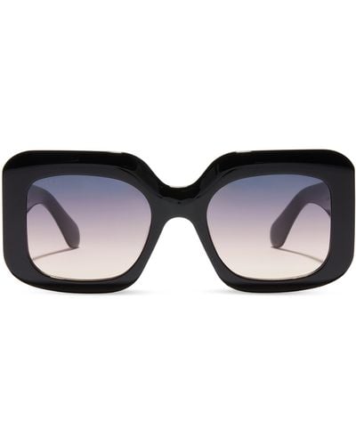 DIFF Giada 52mm Gradient Square Sunglasses - Blue