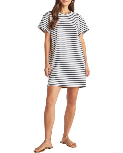 Splendid Whitney Stripe T-shirt Dress - Multicolor