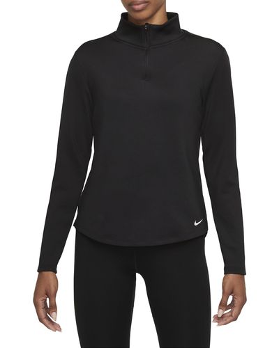 Nike Therma-fit One Long Sleeve Half Zip Pullover - Black