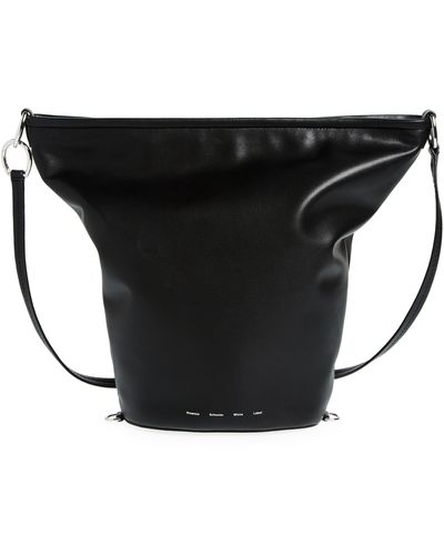 Proenza Schouler Spring Leather Bucket Bag - Black
