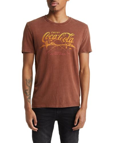 Lucky Brand Coca-cola® Road Cotton Graphic T-shirt - Red