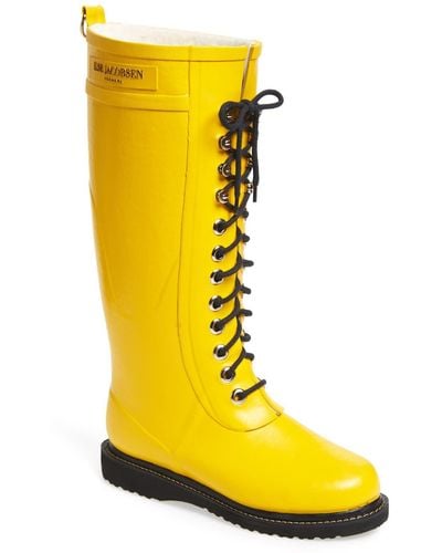 Ilse Jacobsen Rubber Boot - Yellow