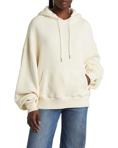 Rag & Bone Oversize French Terry Hoodie - Natural