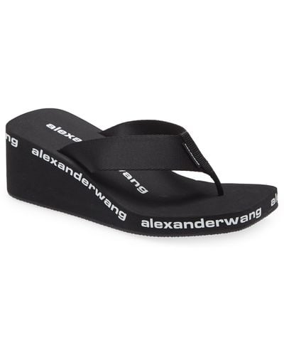 Alexander Wang Wedge Flip Flop - White