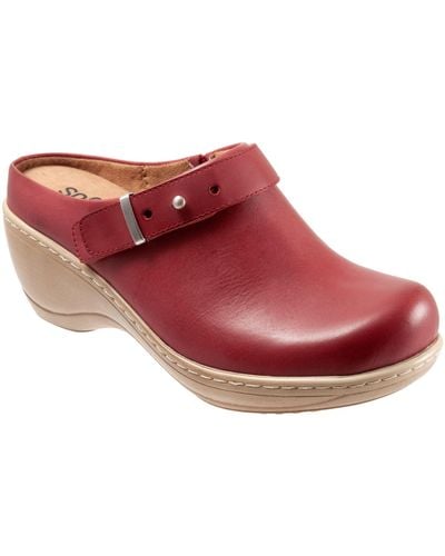 Softwalk Marquette Clog - Red